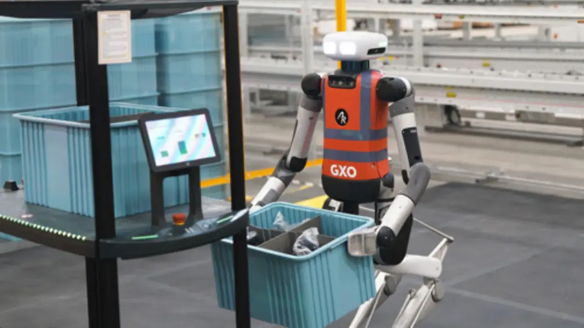 Robot Digit vận hành tại kho GXO Logistics thông qua nền tảng quản lý Agility Arc