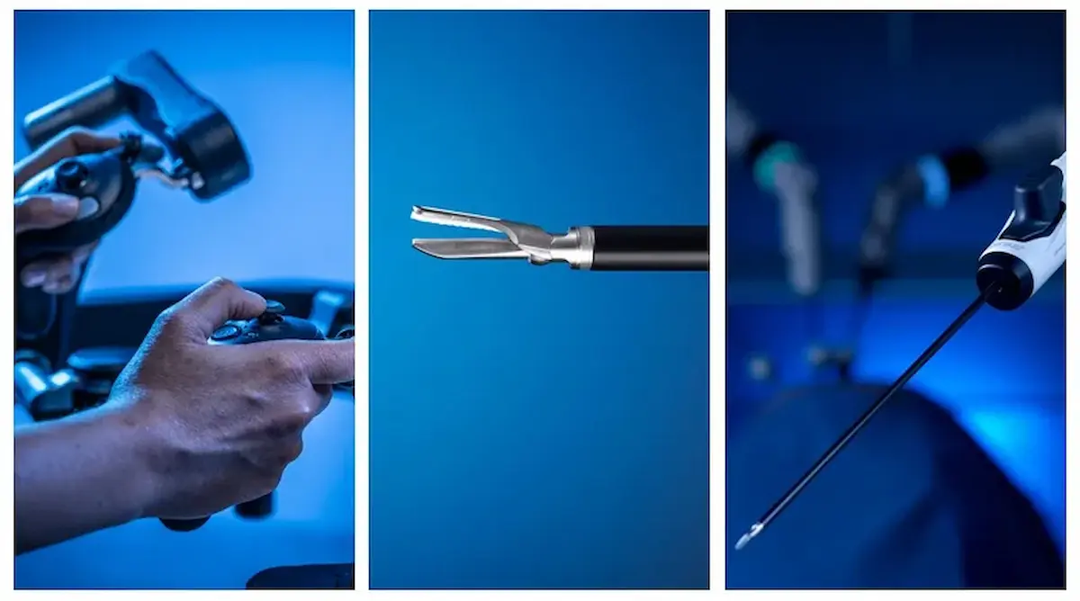 Đánh giá công nghệ V-wrist và cánh tay robot 7 bậc tự do trên robot phẫu thuật Versius.