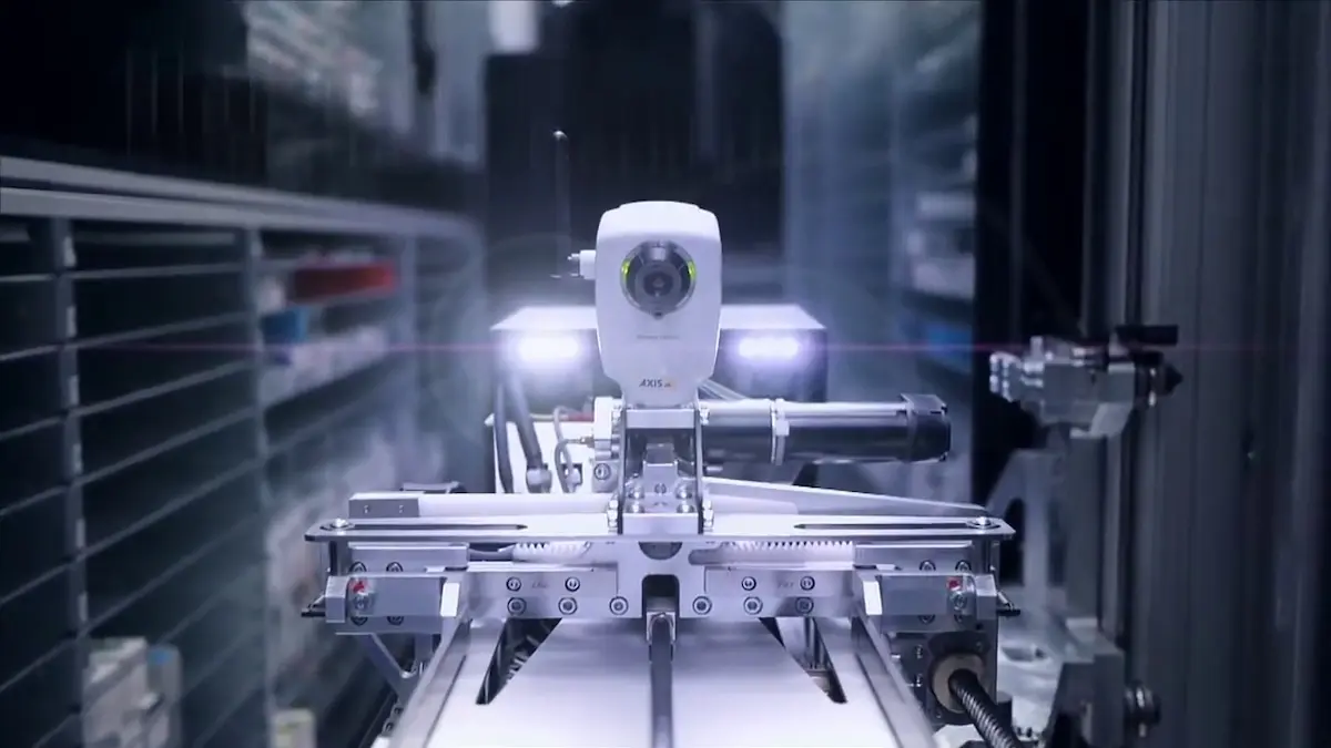 Cụm camera CMOS và cảm biến thị giác trên phần cứng BD Rowa Vmax hỗ trợ thuật toán OCR