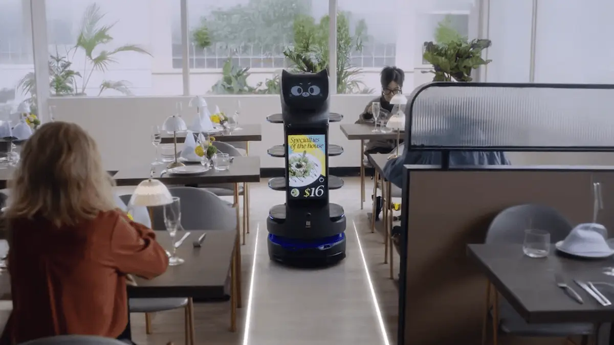 Đánh giá nhược điểm điểm mù giao lộ và hiệu năng Pudu BellaBot trong môi trường đông người.