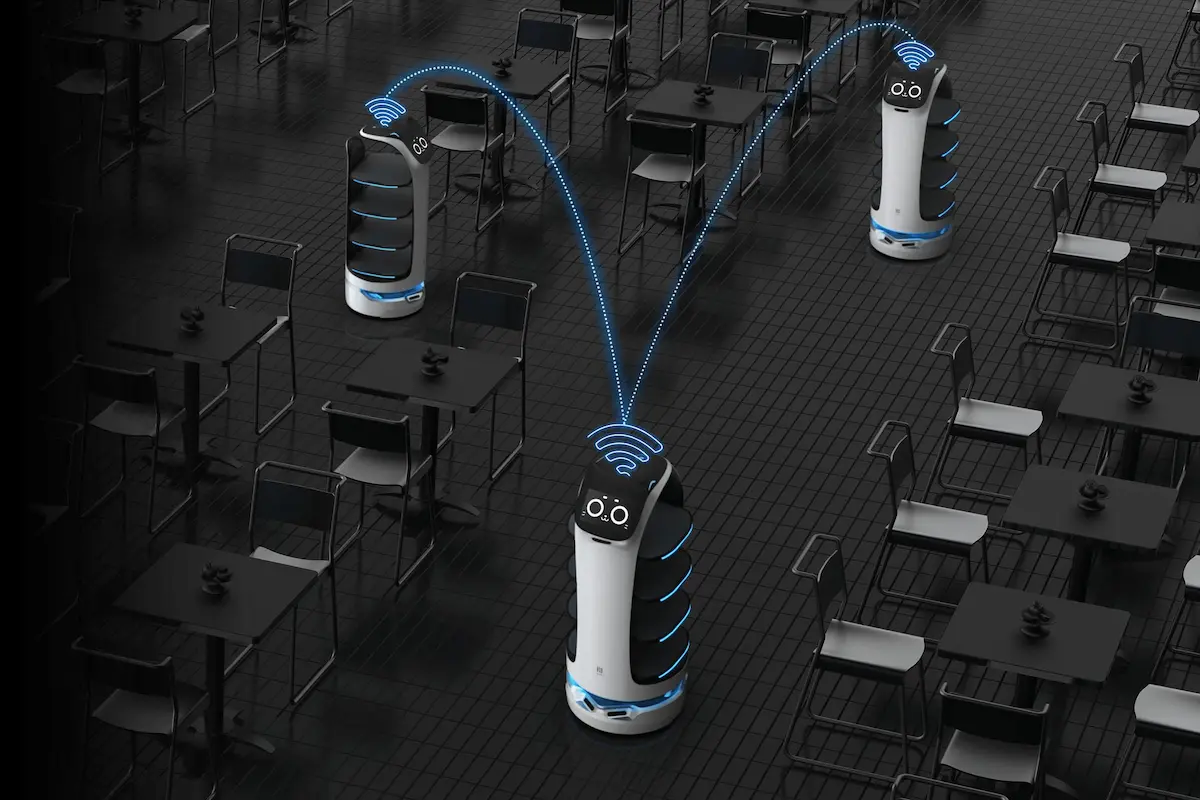 Lõi AI điều hướng đa phương thức PUDU SLAM trên cấu trúc Pudu BellaBot.