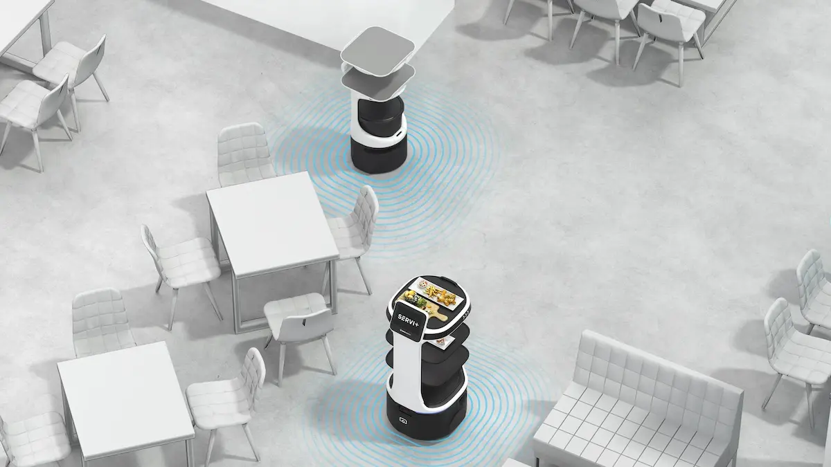 Quá trình tích hợp Servi Plus yêu cầu tính toán khoảng thông thủy chính xác để hệ thống cảm biến LiDAR tránh các điểm mù vận hành nội khu.